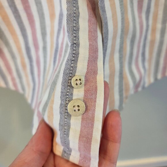 Mens Vintage Haggar Casuals Short Sleeve Button Down Shirt - Picture 5 of 9